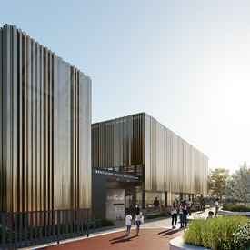 Artist impression of Bentleigh Library and Youth Hub