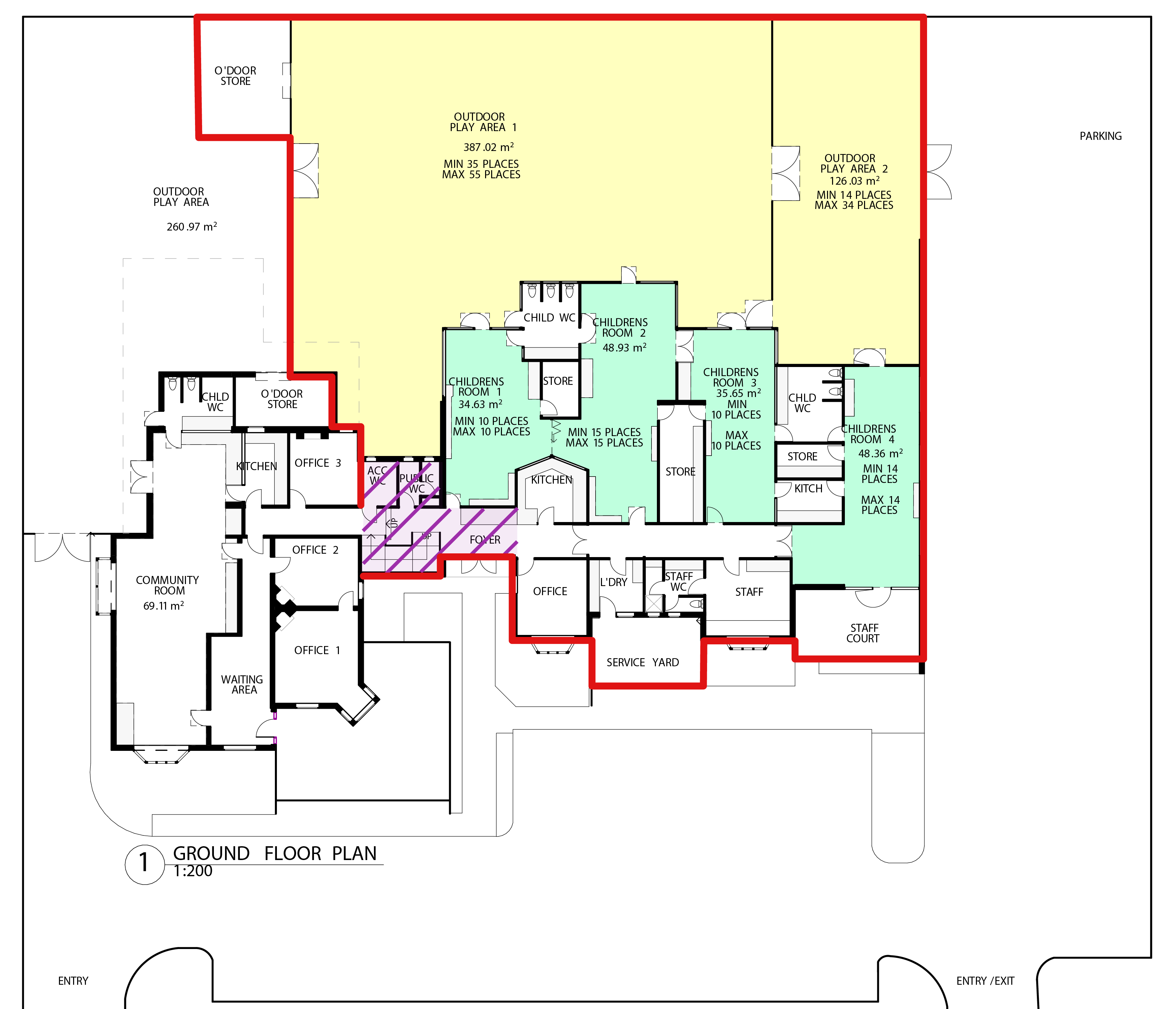 Murrumbeena Family Centre Proposed leased area