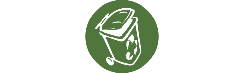 icon for Waste and Resource Recovery a recycling bin