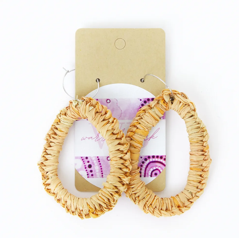 Alisa F, Wadawurrung artist | Untitled 2025 Woven earings