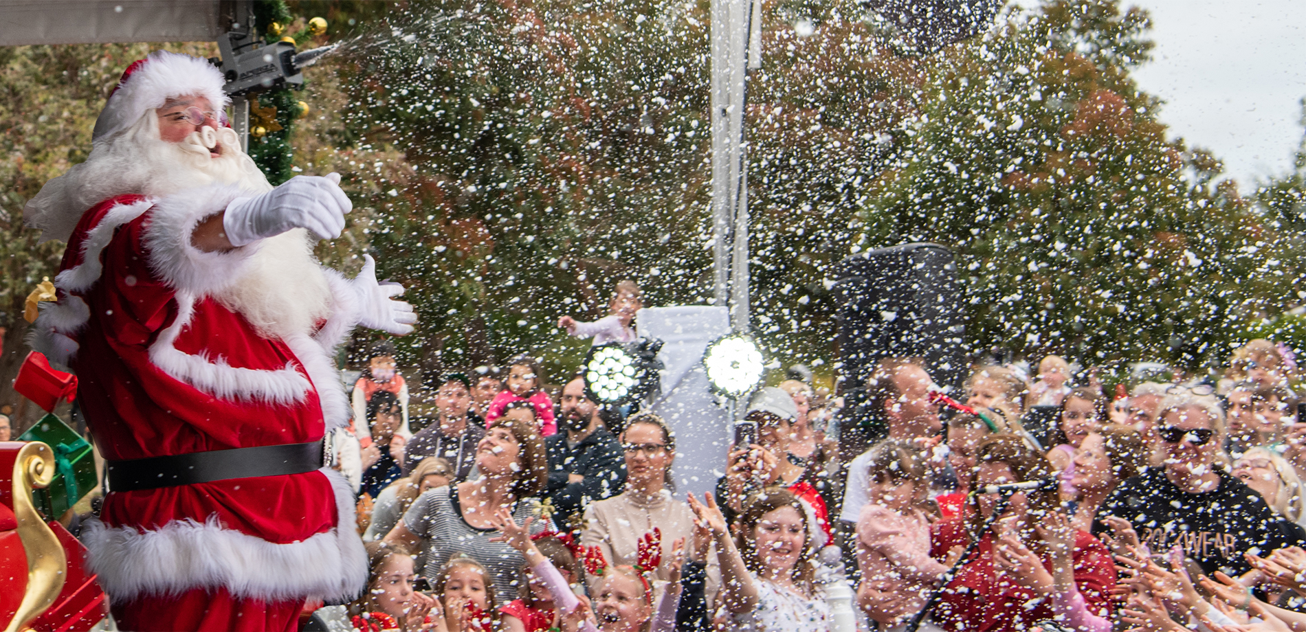 Santa at Carols in the Park