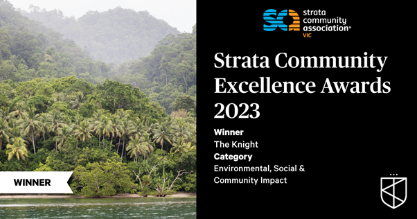 strata community excellence awards, winner, the knight