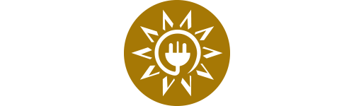 icon for Operational Energy a sun with a power plug