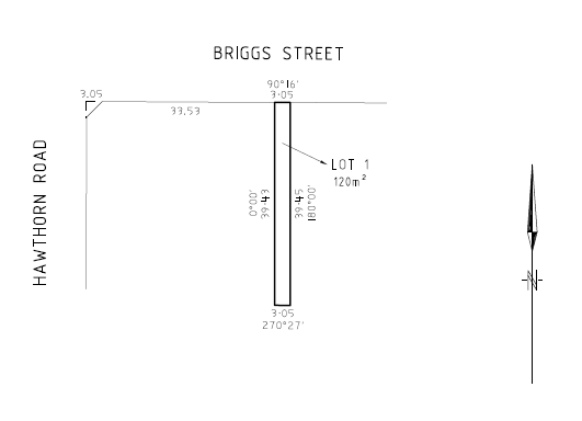 Road abutting 333–345 Hawthorn Road and 2 Briggs Street, Caufield