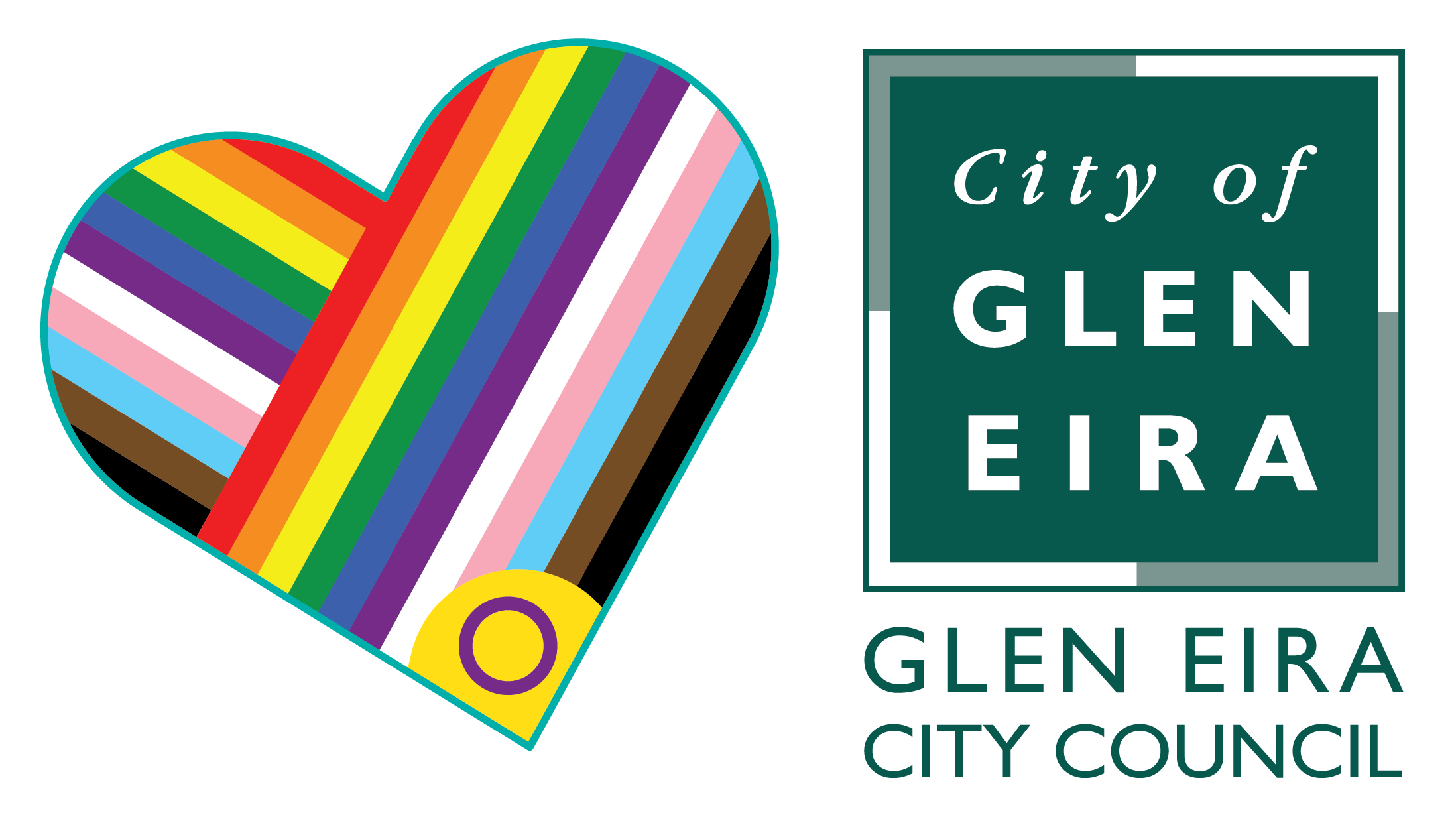 Pride and Glen Eira City Council logo